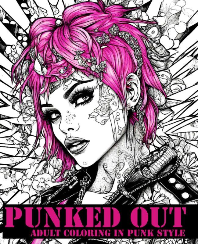 Punked Out: Adult Coloring in Punk Style