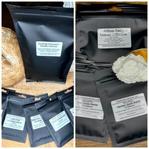 Homesteader’s Heritage Fermentation Kit | 8 Heirloom Sourdough & 4 Dairy Cultures