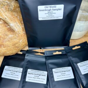 Old World Sourdough 4 Starter Combo | Egyptian, German/Bavarian, French & Dutch/Wales, Dehydrated Artisan Starters